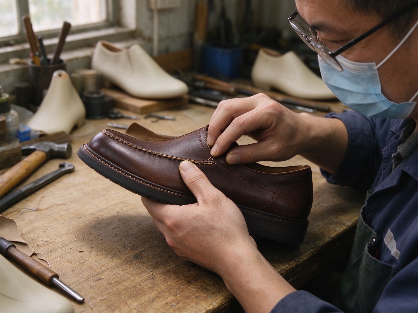 Wenmeng footwear quality-control inspection