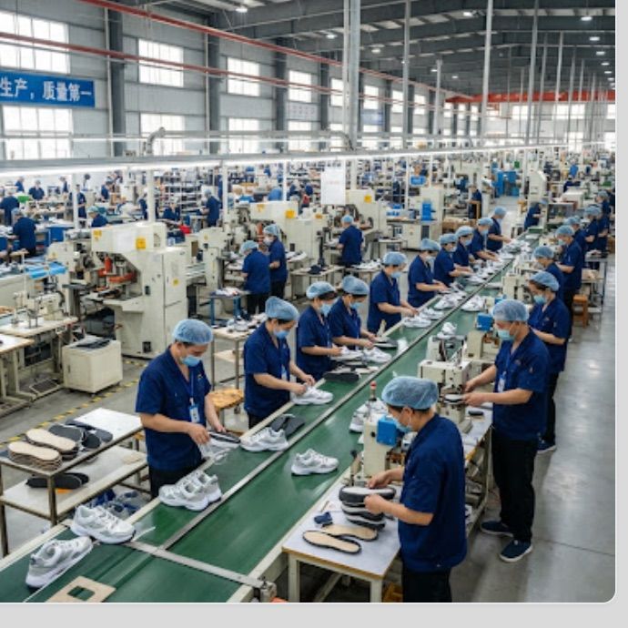 Wenmeng footwear production floor
