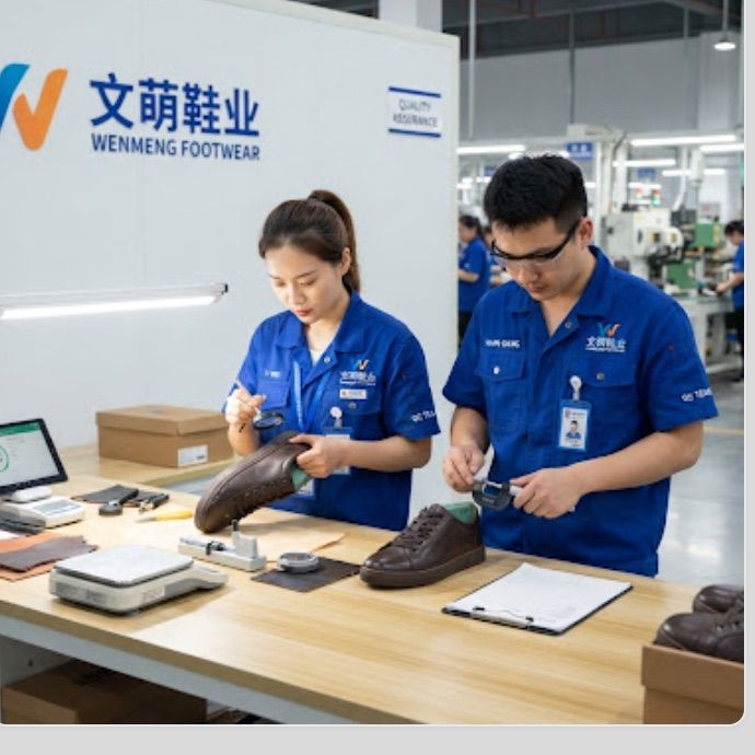 Wenmeng footwear quality control station