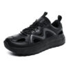 Cut Out Mesh Sneakers Breathable Ventilation Summer Walking Shoes Lightweight Chunky Platform Trainers Casual Outdoor Footwear