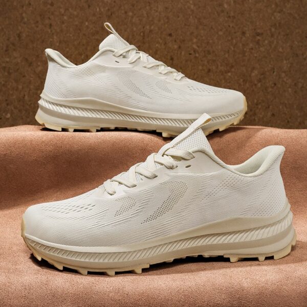 Large Size US 13 14 EU 47 48 Mens Trail Running Shoes Breathable Mesh Athletic Sneakers Lightweight Cushioned Walking Footwear