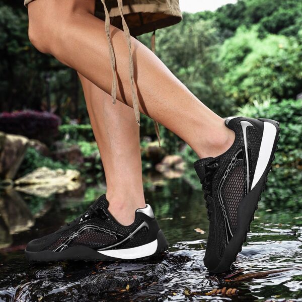 US 13 14 EU 47 48 Mesh Running Shoes Ultra Breathable Athletic Walking Sneakers Women Metallic Silver Gym Workout Tennis Shoes
