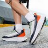 US 13 14 EU 47 48 Mens Big Size Running Shoes Breathable Walking Sneakers Cushioned Sport Footwear Large Feet Casual Gym Trainer