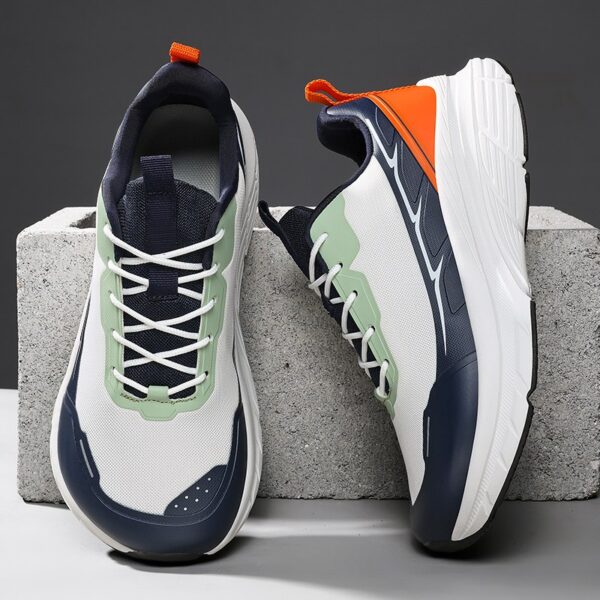 US 13 14 EU 47 48 Mens Big Size Running Shoes Breathable Walking Sneakers Cushioned Sport Footwear Large Feet Casual Gym Trainer