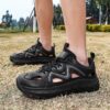 Cut Out Mesh Sneakers Breathable Ventilation Summer Walking Shoes Lightweight Chunky Platform Trainers Casual Outdoor Footwear