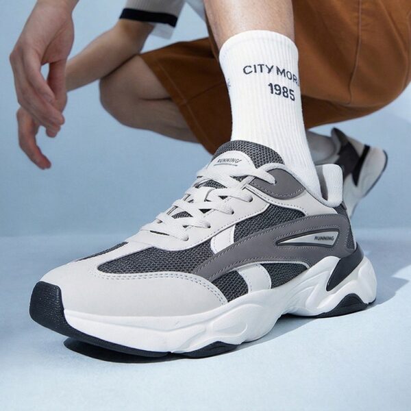 US 13 14 EU 47 48 Mens Big Size Running Shoes Chunky Athletic Sneakers Mesh Walking Footwear Large Feet Trainers for Daily Gym