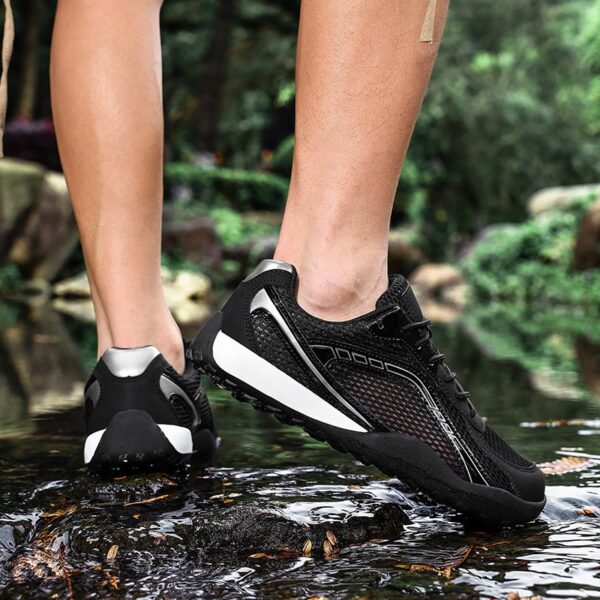 US 13 14 EU 47 48 Mesh Running Shoes Ultra Breathable Athletic Walking Sneakers Women Metallic Silver Gym Workout Tennis Shoes