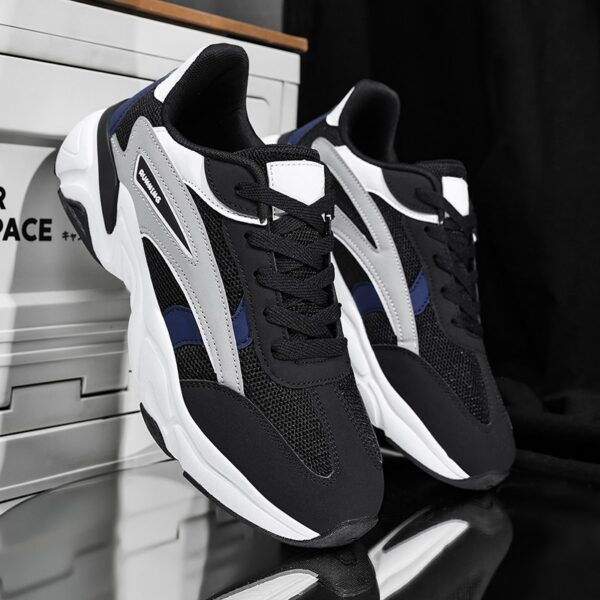 US 13 14 EU 47 48 Mens Big Size Running Shoes Chunky Athletic Sneakers Mesh Walking Footwear Large Feet Trainers for Daily Gym