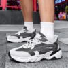 US 13 14 EU 47 48 Mens Big Size Running Shoes Chunky Athletic Sneakers Mesh Walking Footwear Large Feet Trainers for Daily Gym