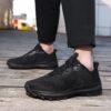 Large Size US 13 14 EU 47 48 Mens Trail Running Shoes Breathable Mesh Athletic Sneakers Lightweight Cushioned Walking Footwear