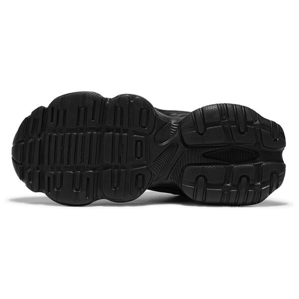 Walking Shoes Mens PU Leather Fashion Sneakers with EVA Cushioning Rubber Anti Slip Sole for Daily Wear Black Sizes 47 and 50