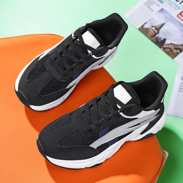 US 13 14 EU 47 48 Mens Big Size Running Shoes Chunky Athletic Sneakers Mesh Walking Footwear Large Feet Trainers for Daily Gym
