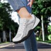 US 13 14 EU 47 48 Mesh Running Shoes Ultra Breathable Athletic Walking Sneakers Women Metallic Silver Gym Workout Tennis Shoes
