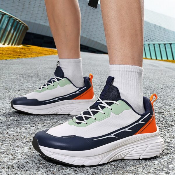 US 13 14 EU 47 48 Mens Big Size Running Shoes Breathable Walking Sneakers Cushioned Sport Footwear Large Feet Casual Gym Trainer