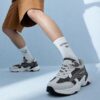 US 13 14 EU 47 48 Mens Big Size Running Shoes Chunky Athletic Sneakers Mesh Walking Footwear Large Feet Trainers for Daily Gym