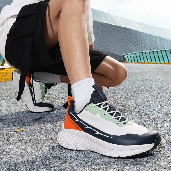 US 13 14 EU 47 48 Mens Big Size Running Shoes Breathable Walking Sneakers Cushioned Sport Footwear Large Feet Casual Gym Trainer